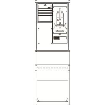 Striebel & John, Verteilerschrank Zubehör, STR SZ2824E ZÃ¤hleranschlusssÃ¤ule kpl 1Z