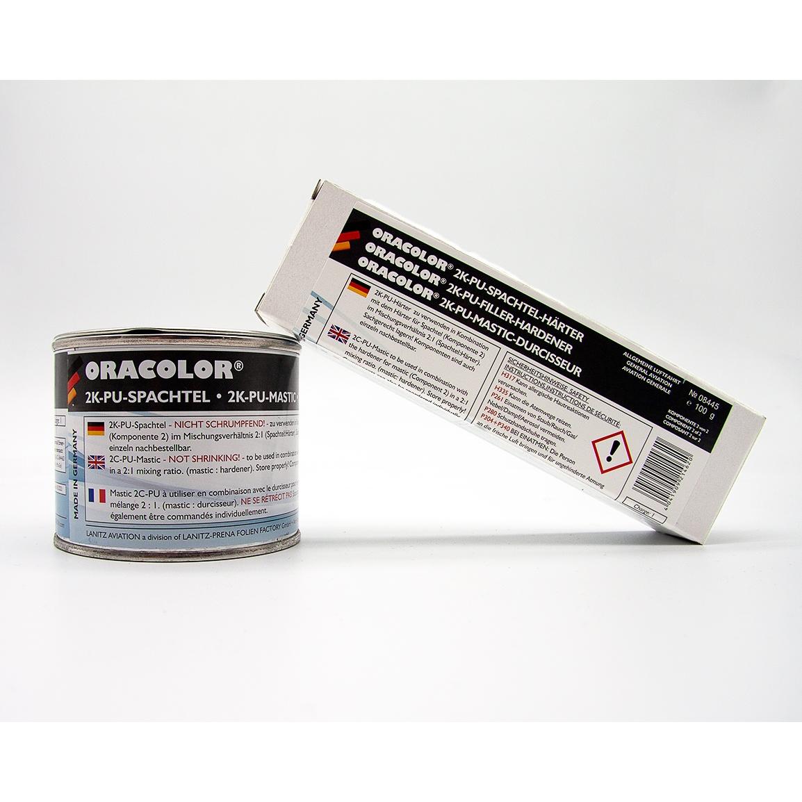 Thumbnail - Oracover, Spachtelmasse + Mörtel, oracolor 2k-pu-spachtel 300 g (200 g basis / 100 g härter) (300 g)