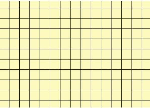 Actual product image Index cards A8 chequered yellow PU=100 pieces (A8, 180 g/m²)