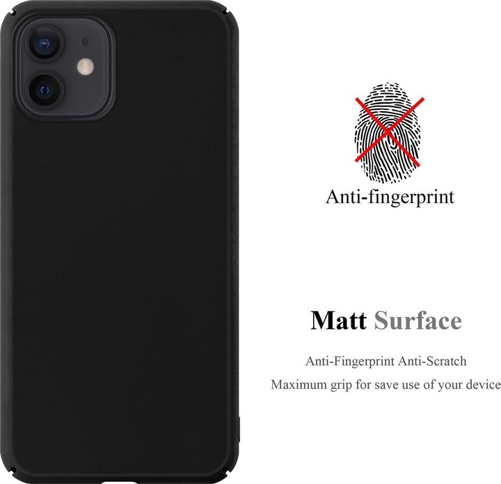 Actual product image Cadorabo Hard Cover Matt Metal Cover (Apple iPhone 12 Pro Max)