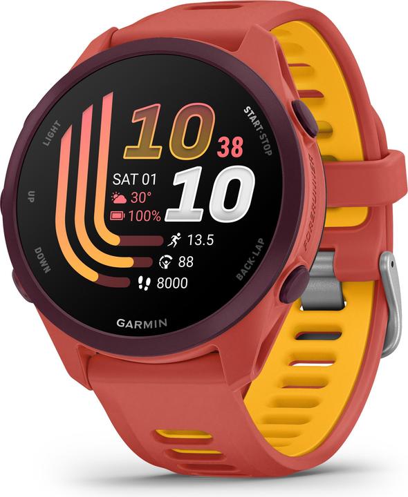 Produktbild Garmin Forerunner 170 Music GPS Running Watch, red