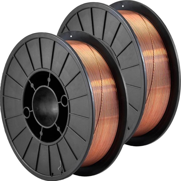 Image du produit Stahlwerk Fil de soudure 2 x MIG/MAG Ø 0.8 mm 5 kg bobine de fil acier SG2 ER70S-6