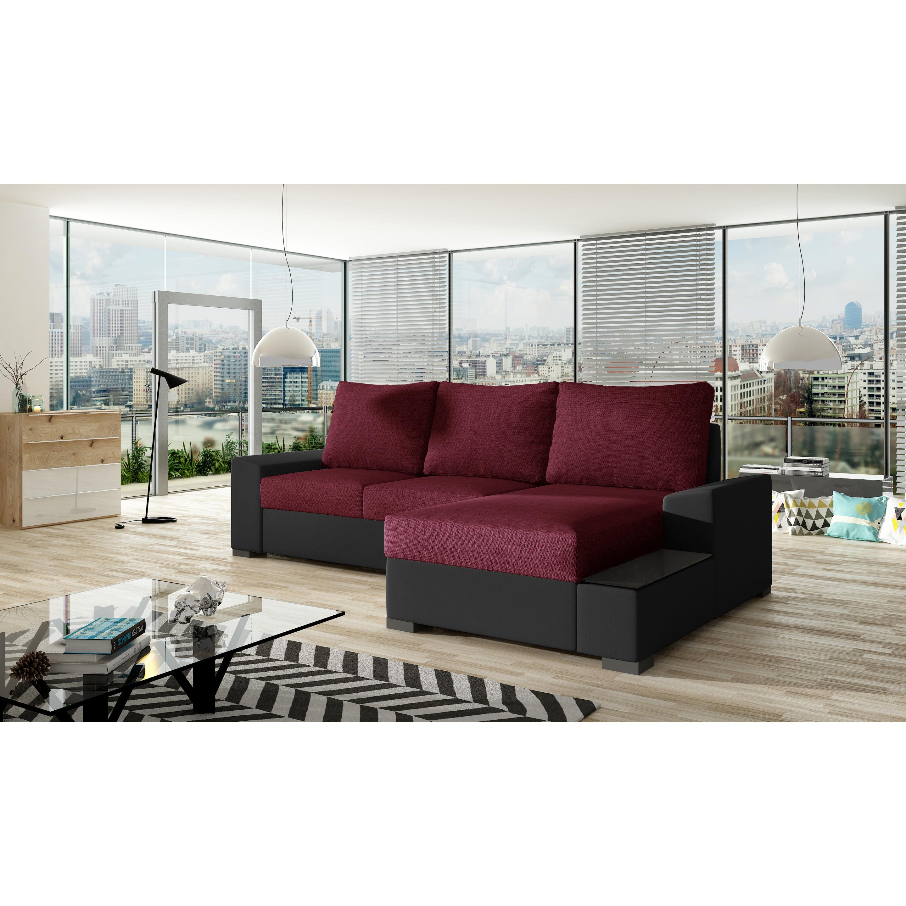 ELTAP, Sofa, Negro (Ecksofa, 3-Sitzer, Bettsofa)