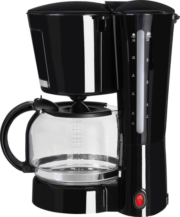 Produktbild Exquisit Kaffeemaschine, KA3102SWI, schwarz,12 Tassen