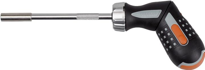 Produktbild Bahco 1/4"-Bit-Knarren-Schraubendreher mit Pistolengriff, 135 mm (Phillipps-Kreuzschlitz (PH), Pozidriv-Kreuzschlitz (PZ), Schlitz)