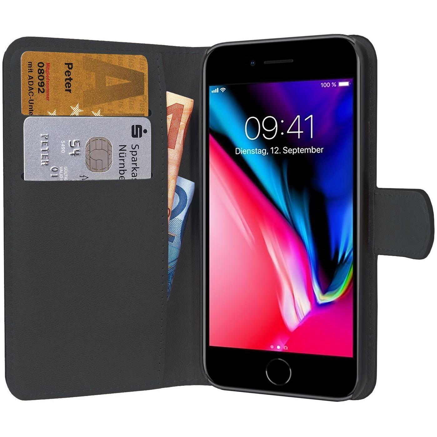 Thumbnail - Pedea Classic (Apple iPhone 8), Smartphone Hülle, Schwarz