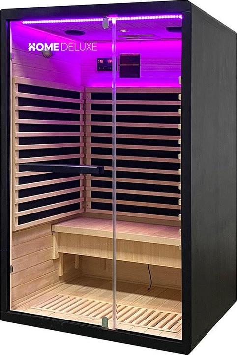 Produktbild Home Deluxe Infrarotkabine YANING M - 195x120cm für 2 Personen - Infarotkabine mit 2050 Watt