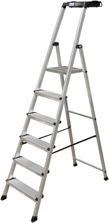 Produktbild Krause Alu-Stufenstehleiter (Stehleiter, 210 cm)
