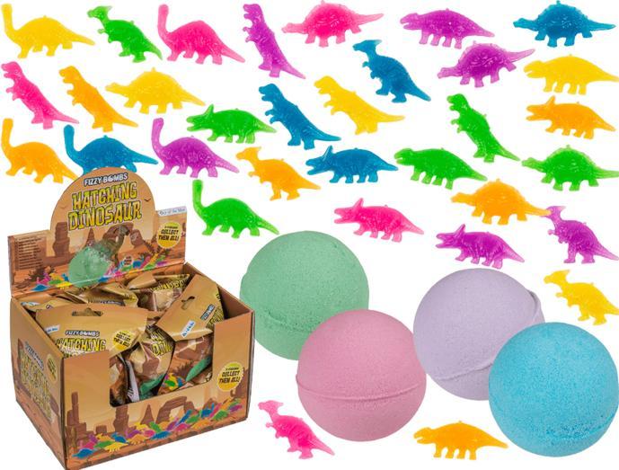 Actual product image Magni Bubbling ball with dinosaur figure (Bath bombs)