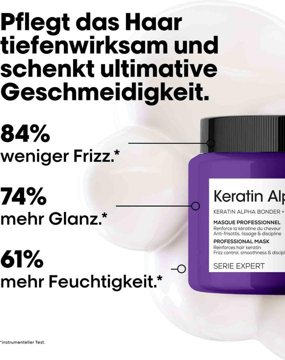 Image du produit L'Oréal Paris L'Oreal Alpha Sleek Keratin Mask 500ml (500 ml)