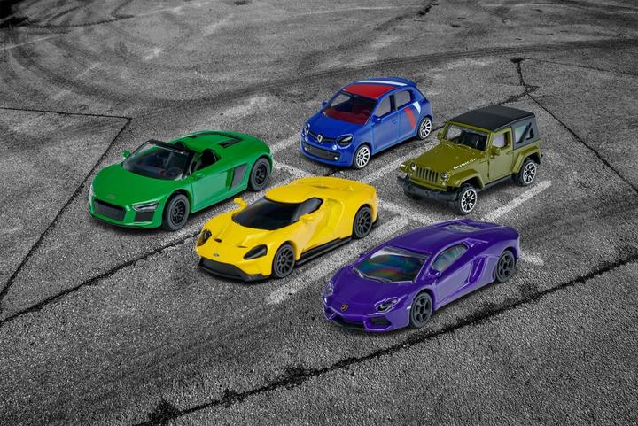 Productafbeelding Majorette Garage met lift en 5 auto's