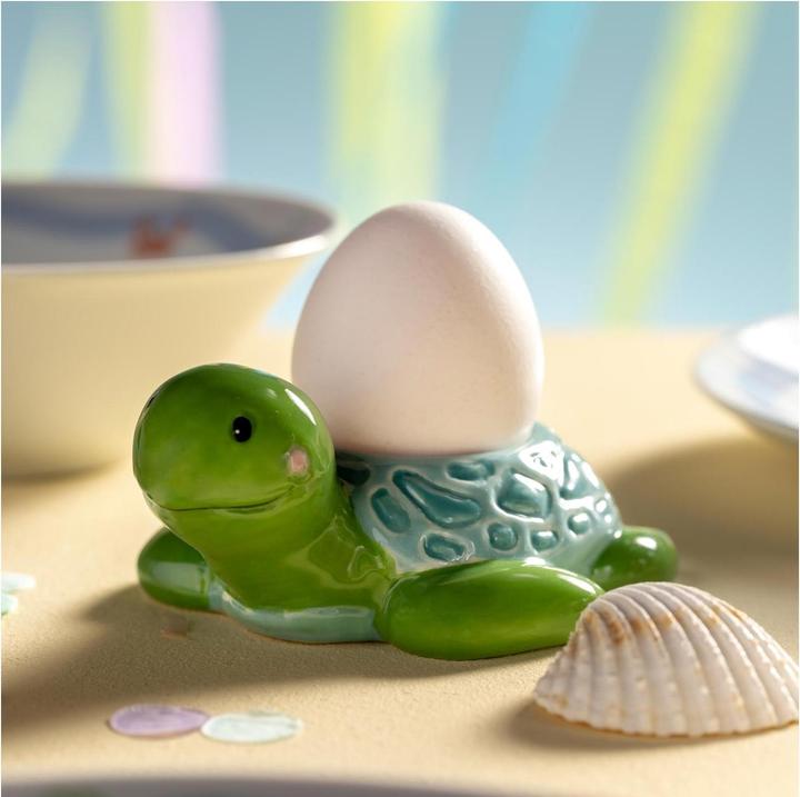 Productafbeelding Leonardo Avventura Schildpad kinder-eierdopje, groen/lichtblauw (1 x)