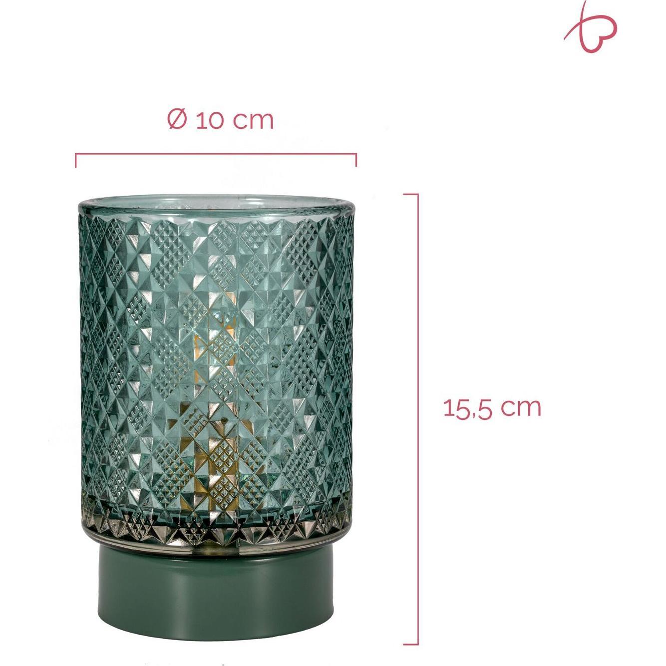 Pauleen, Tischlampe, Mobile Tischleuchte Modern Glamour (25 lm, E14)