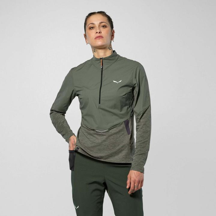 Actual product image Salewa Pedroc Dry'ton Wind Half Zip Langarm Shirt (M)