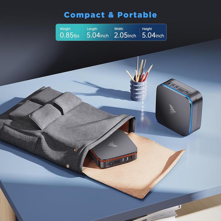 Image du produit NiPoGi Mini PC Alder Lake N97 mit Dual Display (1000 Go, 16 Go)