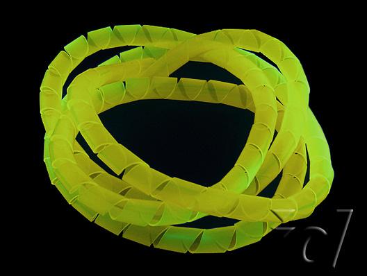 Produktbild Spiral Kabelhülle, 4mm/1m, UV Gelb