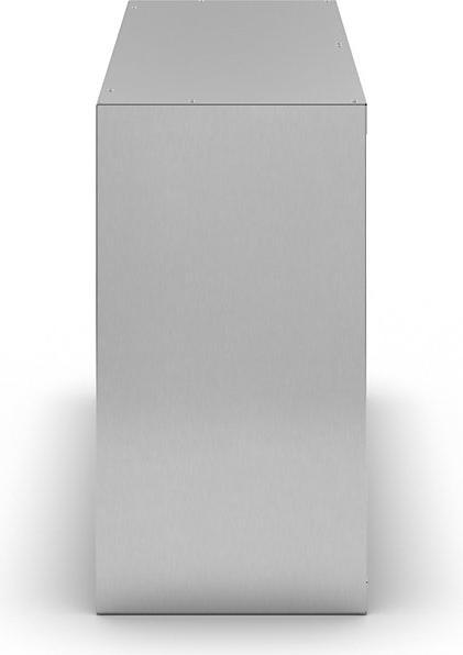 Image du produit kaiserkraft Armoire murale en acier inoxydable (90 cm, 60 cm)