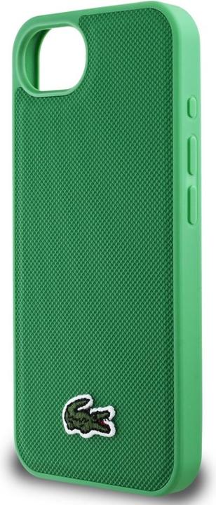 Immagine prodotto Lacoste Case Iconic Petit Pique Woven Logo MagSafe for iPhone 16e green (Apple iPhone 16e, Apple iPhone 17e)