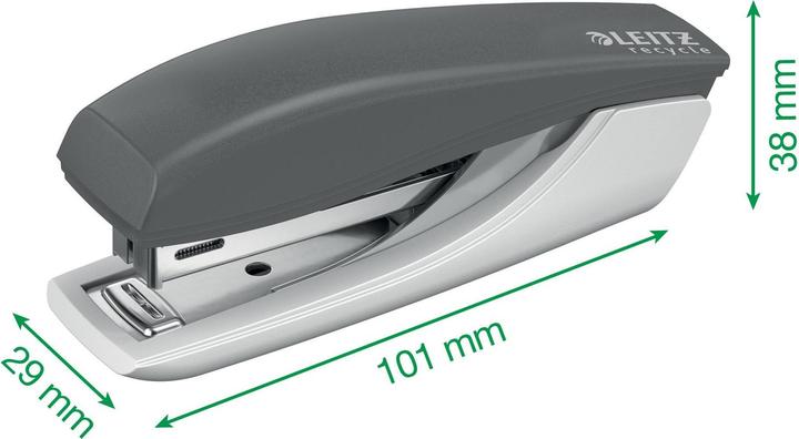 Actual product image Leitz Stapler NeXXt Recycle 10 pages, Black (10 Sheets)