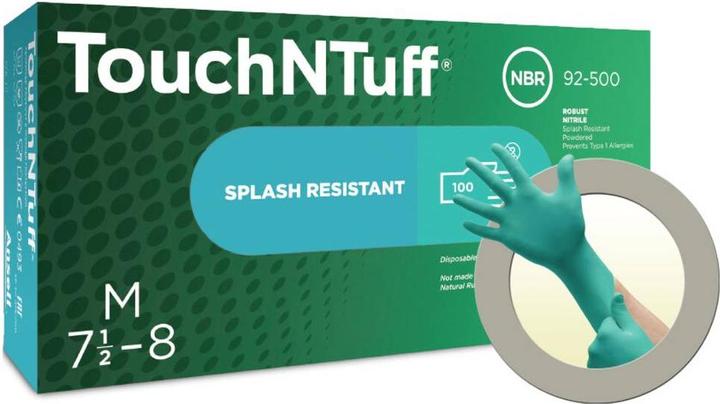 Ansell TouchNTuff 92500080 100 pcs. Nitrile disposable gloves Size (gloves): M (7.5, 8, M)