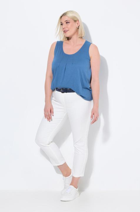 Immagine prodotto Ulla Popken Jeggings a 7/8 modello Sienna con taglio della gamba aderente e cintura elastica (62)