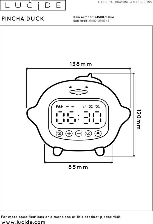Image du produit Lucide Pincha Duck