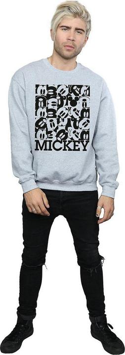 Actual product image Disney Mens Mickey Mouse Grid Sweatshirt (XL)