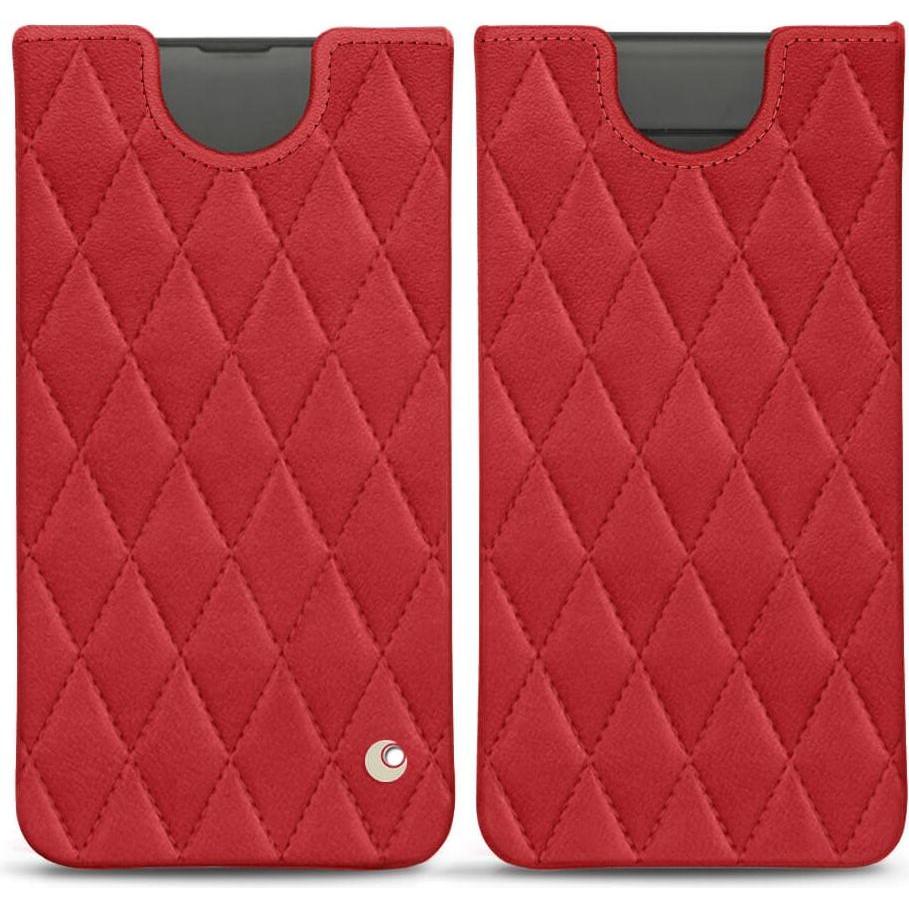 Noreve Lederschutzhülle (Samsung Galaxy S10), Smartphone Hülle, Rot