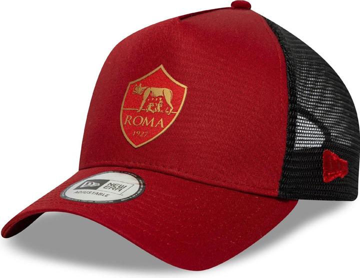 Produktbild New Era A-Frame Mesh Trucker Cap - As Roma Rubin