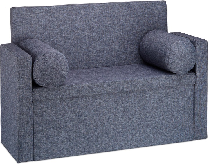 Image du produit Relaxdays Banquette avec dossier et accoudoirs (115 cm)