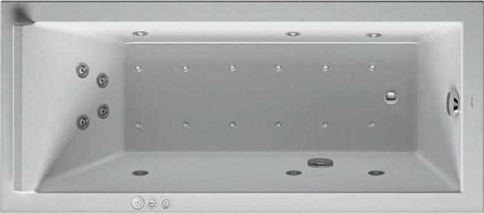 Produktbild Duravit Rechteck-Whirlwanne STARCK 165 l 170x75 we 1 RS Combi-System P (165 l, 170 cm, 75 cm)