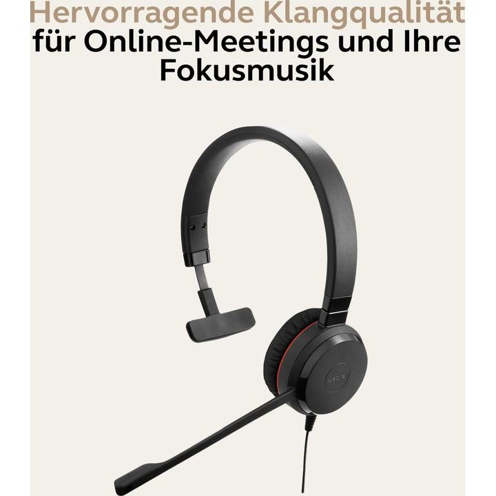 Image du produit Jabra Evolve 30 (Filaire, USB-C, Alcatel-Lucent, Avaya, Cisco, Les équipes Microsoft, Unify)