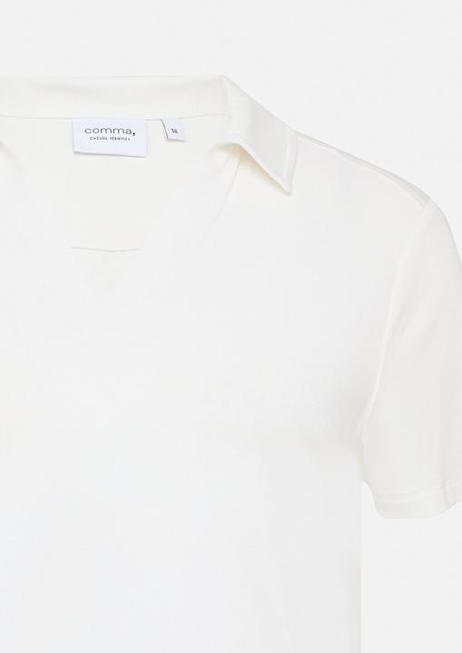 Produktbild Comma T-Shirt Jersey-Poloshirt aus Viskosemix (34)