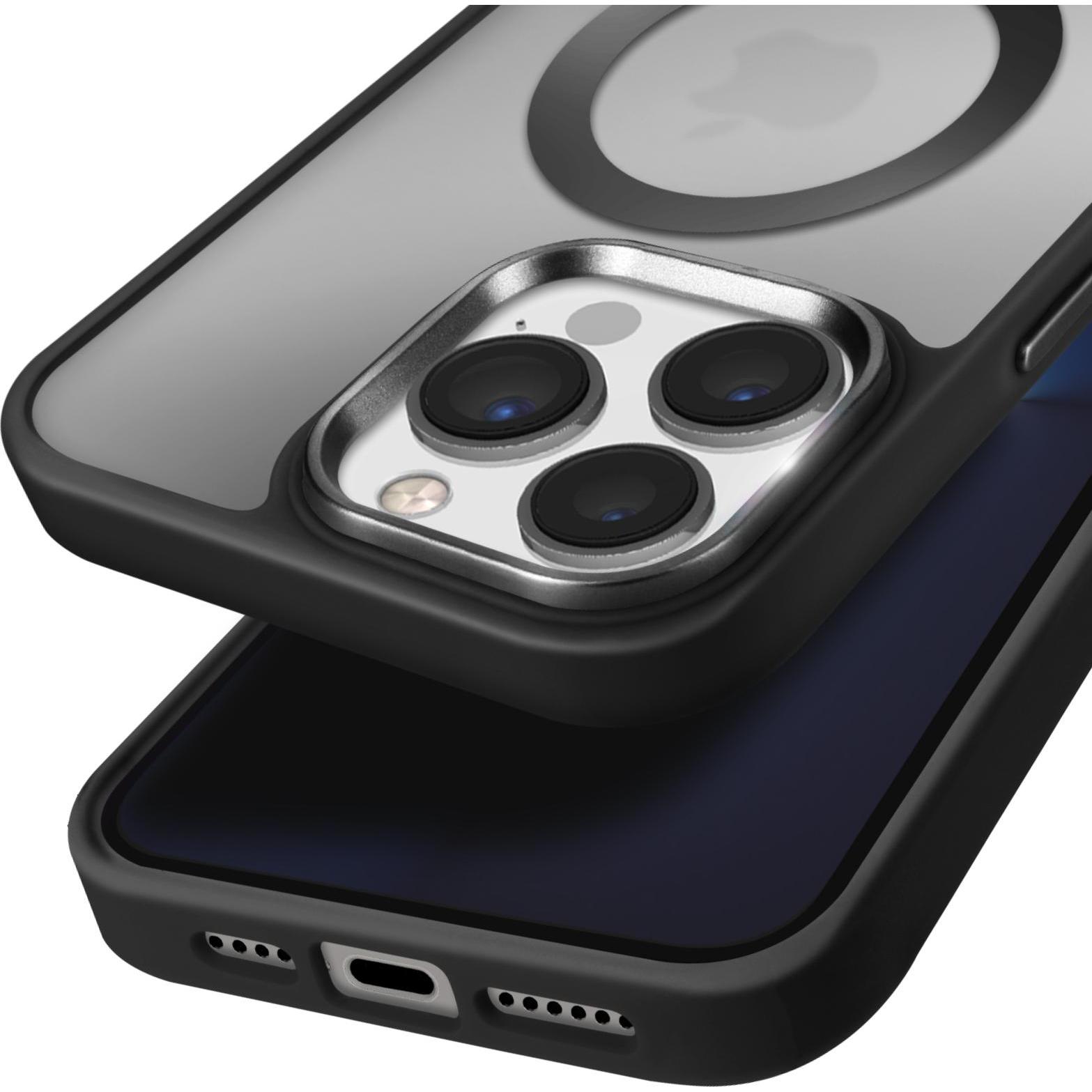 Thumbnail - Avizar Frost Color Case (Apple iPhone 13 Pro Max), Smartphone Hülle, Schwarz
