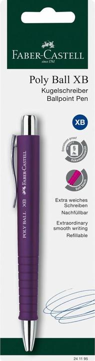 Actual product image Faber-Castell Kugelschreiber Poly Ball XB BK unsortiert 5Stk (Sorted, 5 x)