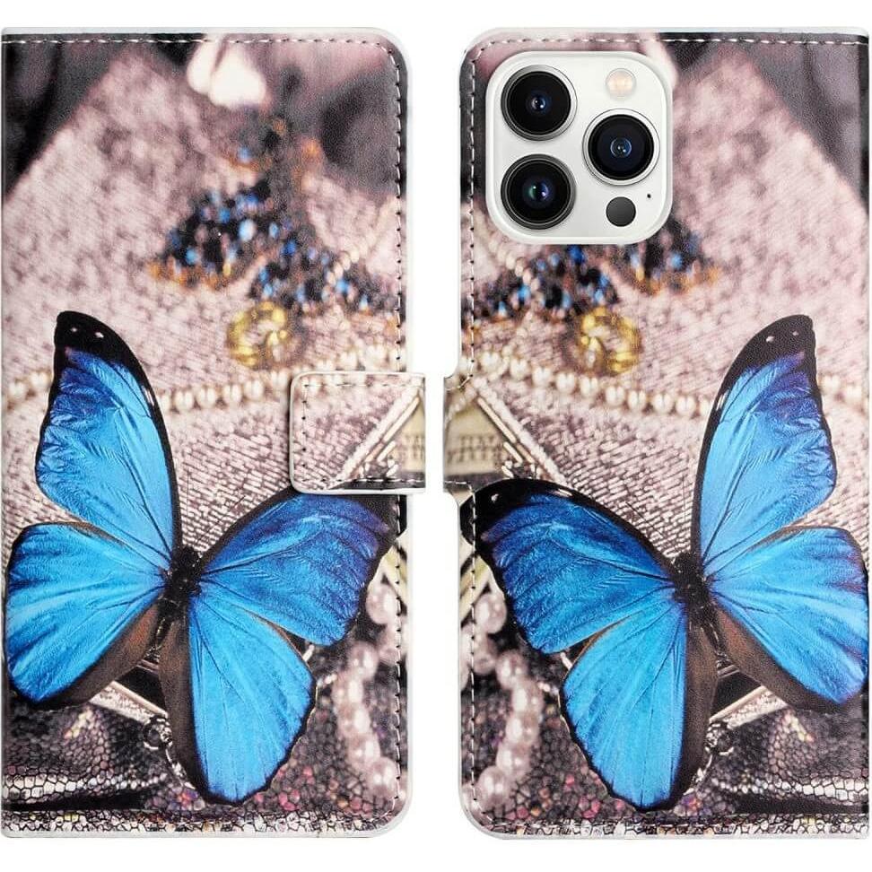 Thumbnail - Cover-Discount iPhone 16 Pro - Handyhülle mit stilvollem Motiv (Apple iPhone 16 Pro), Smartphone Hülle, Blau