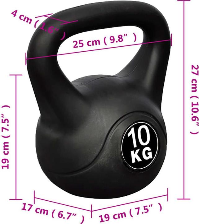 Immagine prodotto vidaXL Kettelbells (1 x 10 kg)