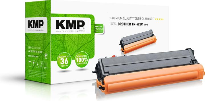 Actual product image KMP Toner replaces TN423C (C)