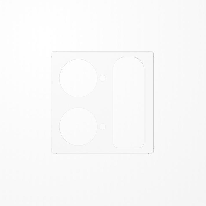 Actual product image JUNG Central plate Klinikbed 2 AS aws glz A527.252WW