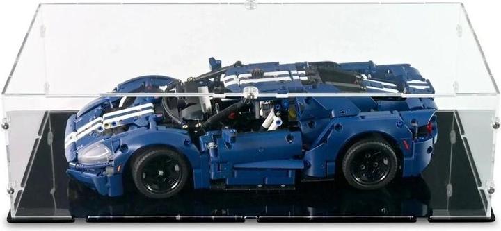 Actual product image iDisplayit Acrylic display for LEGO® 42154 Ford GT 2022 (with black base)