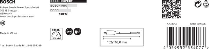 Produktbild Bosch Professional Zubehör EXPERT Self Cut Speed Flachfräsbohrer-Set, 13/16/19/20/22/25 mm, 6-tlg. (25 mm, 20 mm, 13 mm, 16 mm, 22 mm, 19 mm)