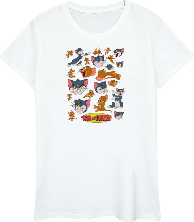 Image du produit Tom & Jerry - T-shirt MANY FACES - Femme (L)