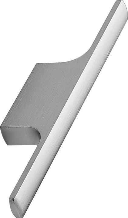 Furnipart Möbelgriff Tau Breite 126 mm, Aluminium Edelstahl Effekt