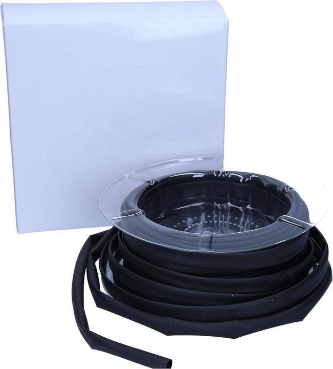 Actual product image Kalitec 12m heat shrink tubing black from 6.4mm to 3.2mm I 2:1 I Industrial quality from German dealer (1 x)