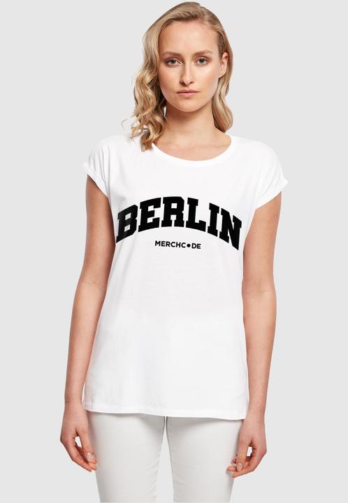 Immagine prodotto Merchcode Maglietta da donna Berlin Wording - 112975 (XS)