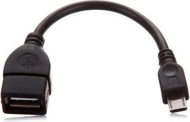 Produktbild Allnet USB OTG TYPA MICRO 0.1m Micro-USB A USB A Schwarz USB Kabel (0.10 m, USB 2.0)