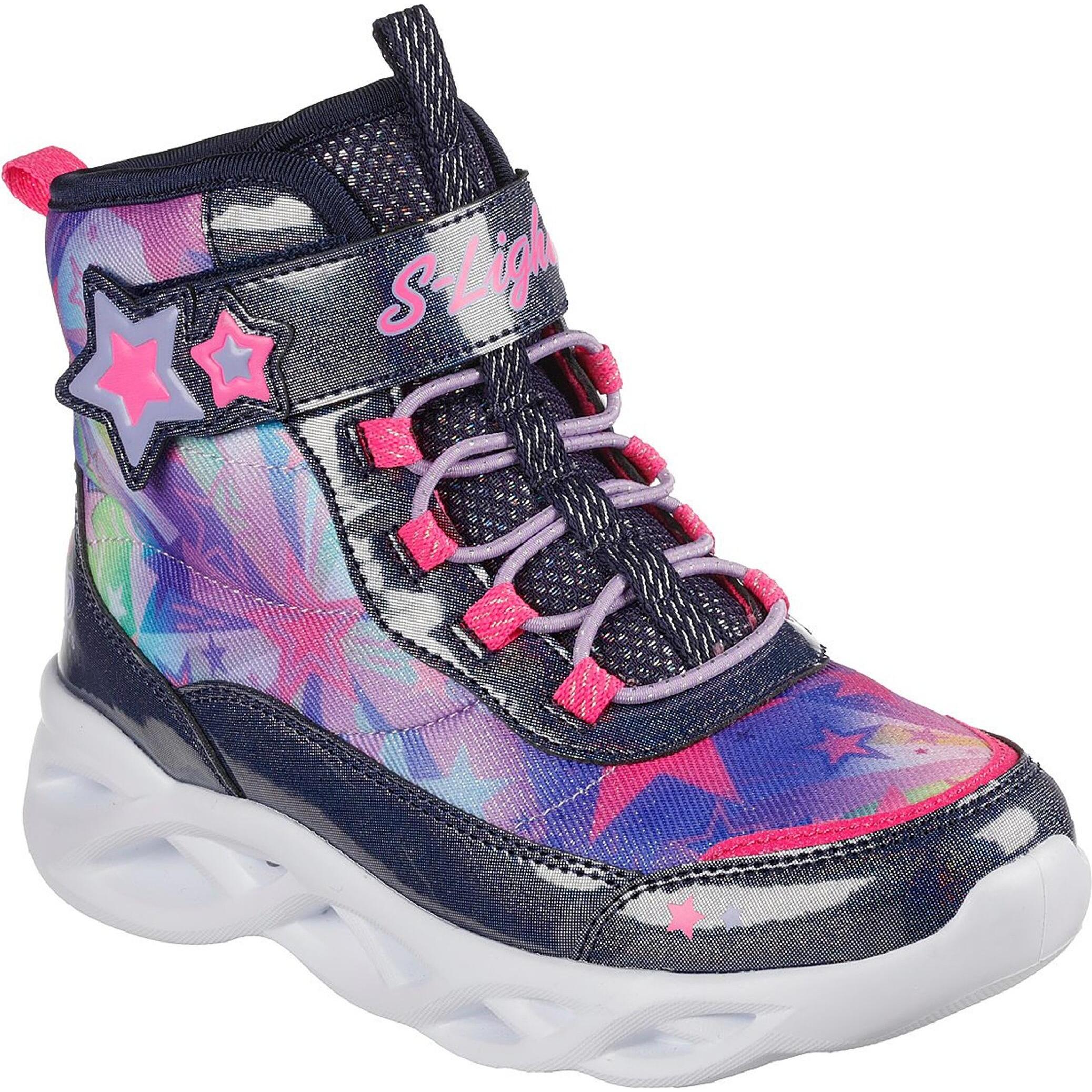Skechers, Bambine, Stivali, Twisty Brights - Sweet Starz 302690L-NVMT - 32, Blu