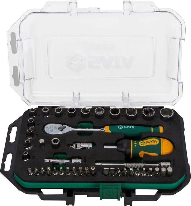 Productafbeelding SATA 1/4" Bit & Steckschlüsselsatz, 120XP, 49-tlg.
