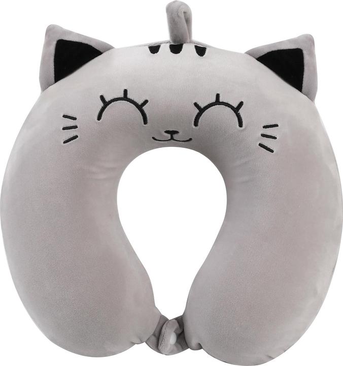 i-Total Gray Cat (Head & neck pillow)
