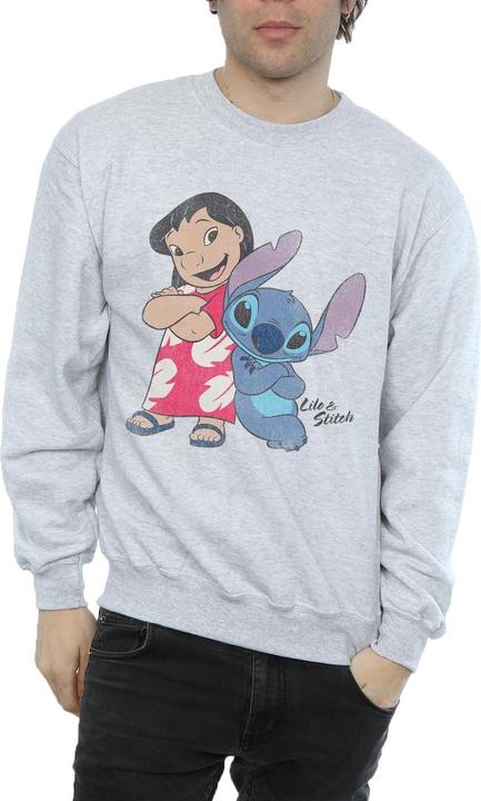 Actual product image Disney Mens Lilo And Stitch Classic Sweatshirt (M)